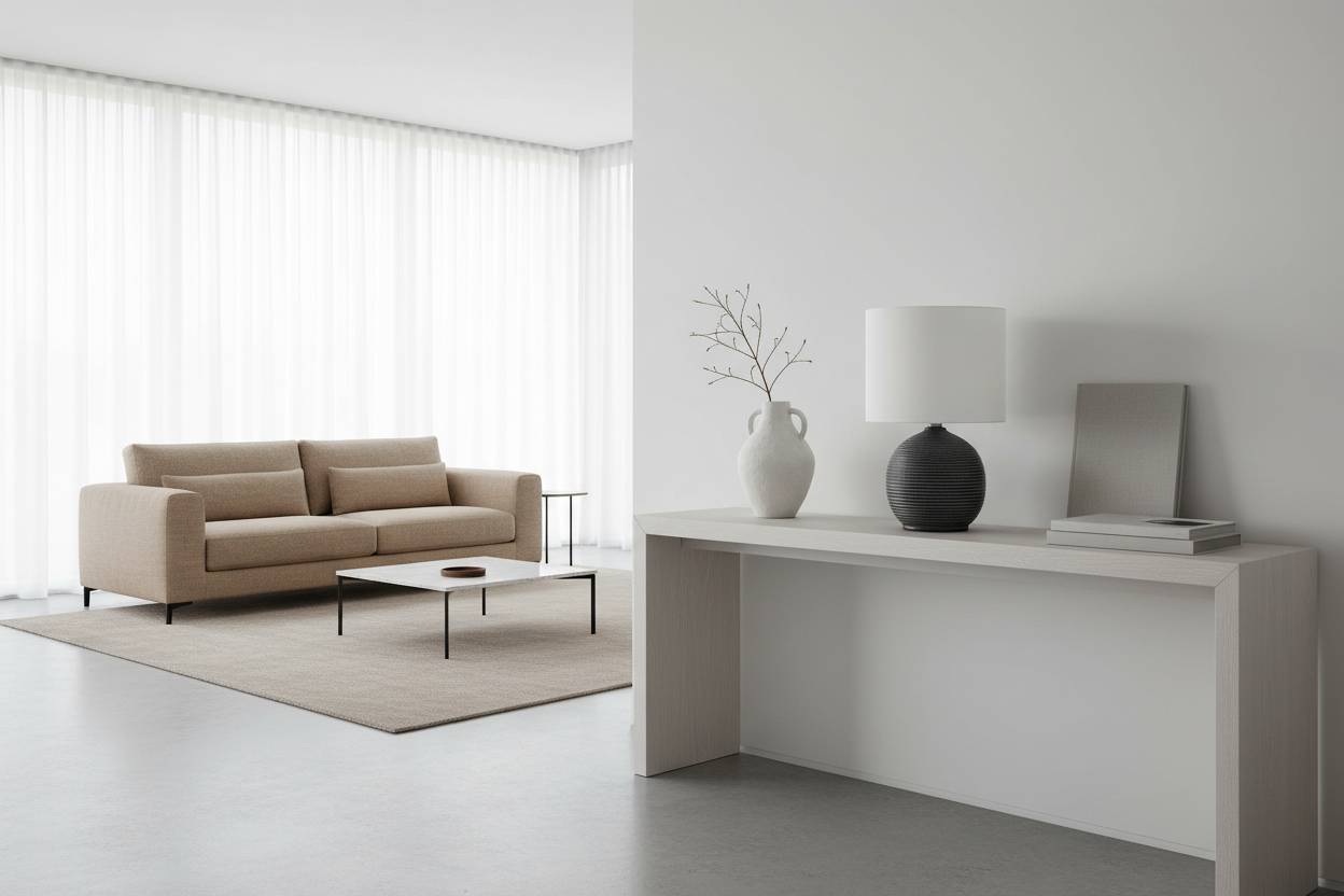 LIGHTING - 16"H TABLE LAMP BLACK RESIN IVORY / CREAM SHADE