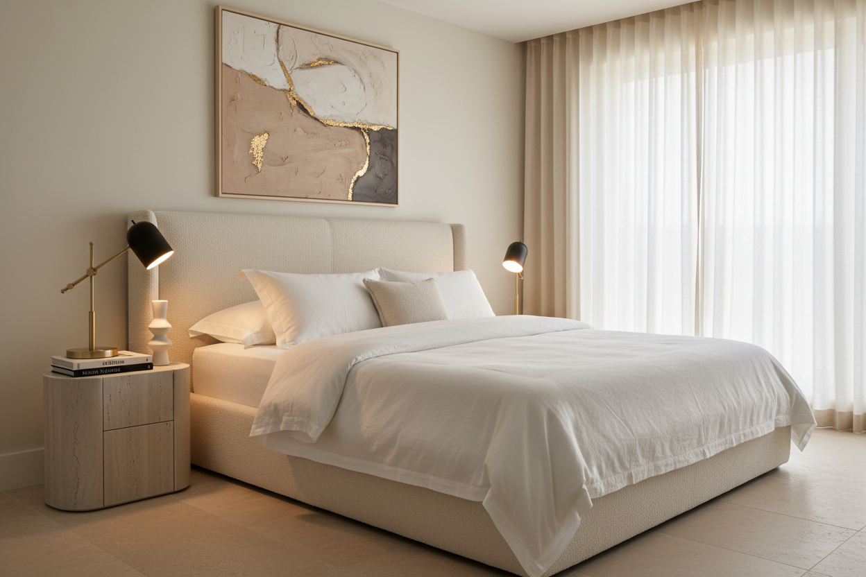 LIGHTING - 18"H TABLE LAMP BRASS METAL BLACK SHADE