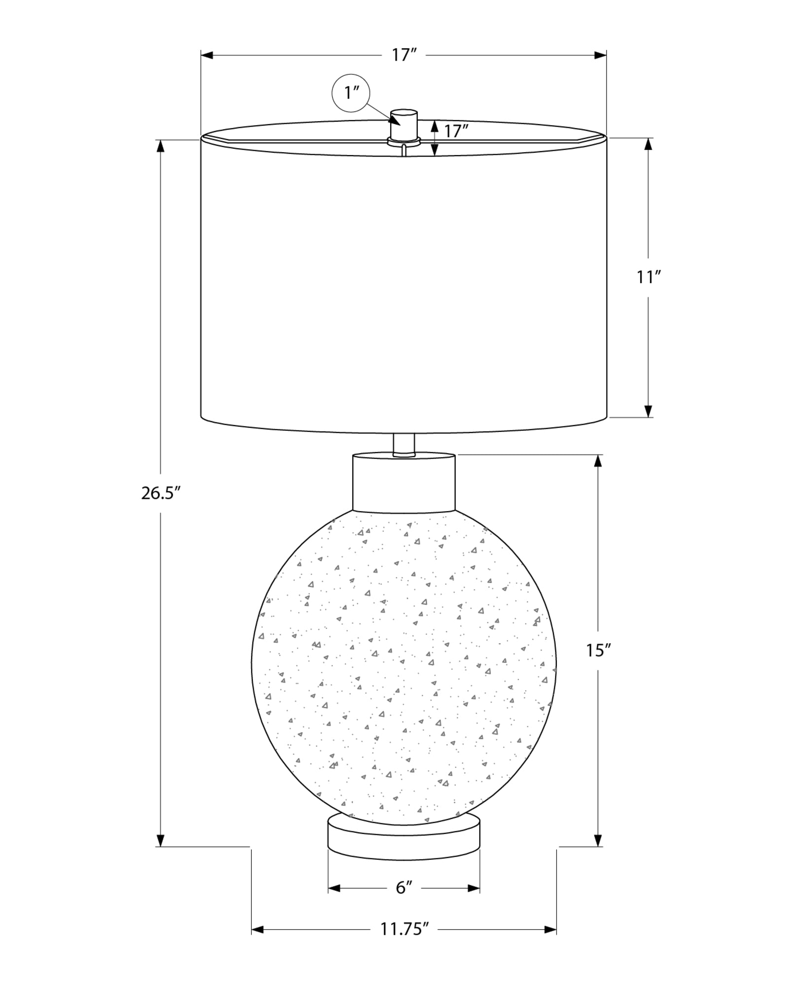 LIGHTING - TABLE LAMP 27"H BEIGE RESIN IVORY / CREAM SHADE