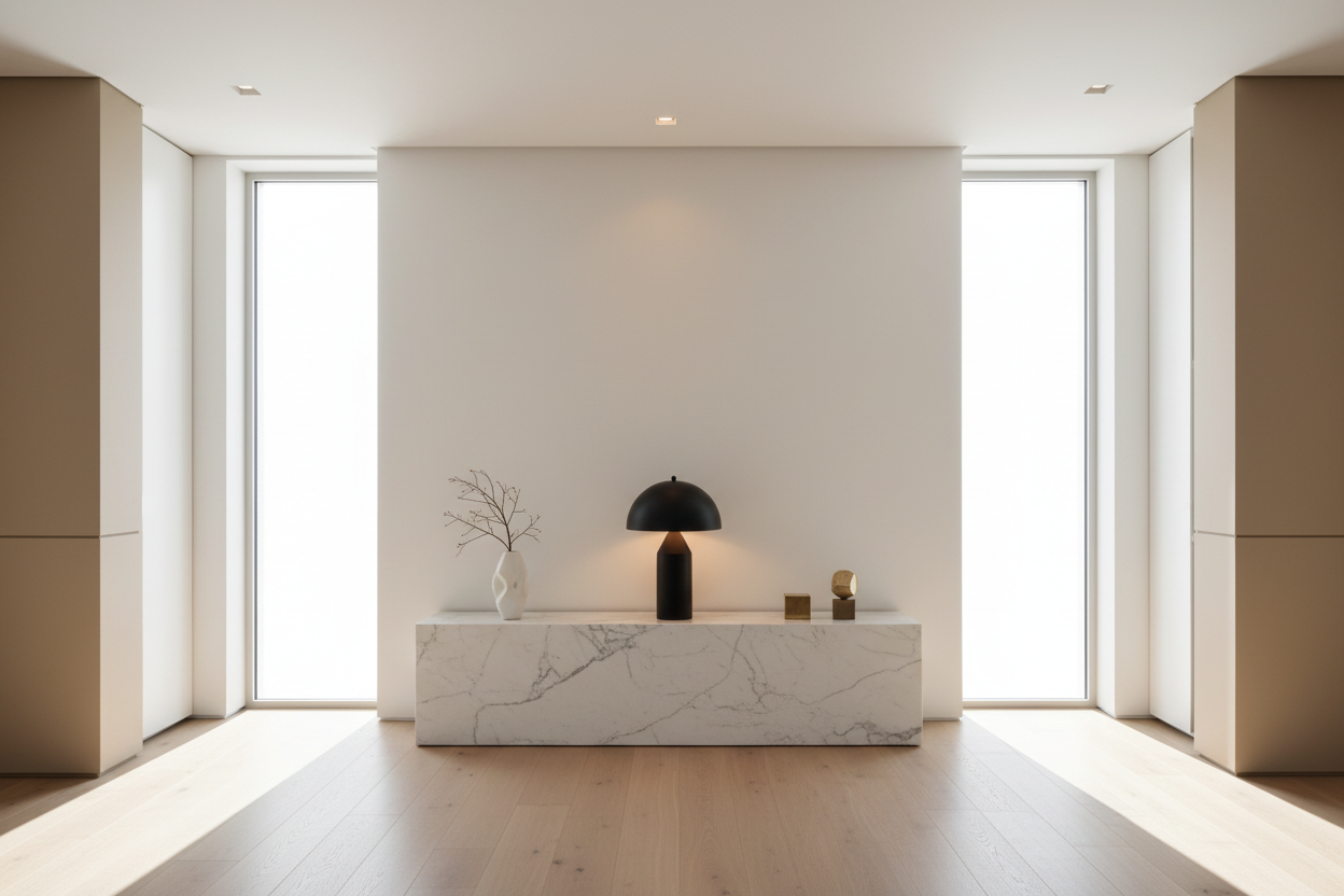 LIGHTING - TABLE LAMP 23"H BLACK METAL