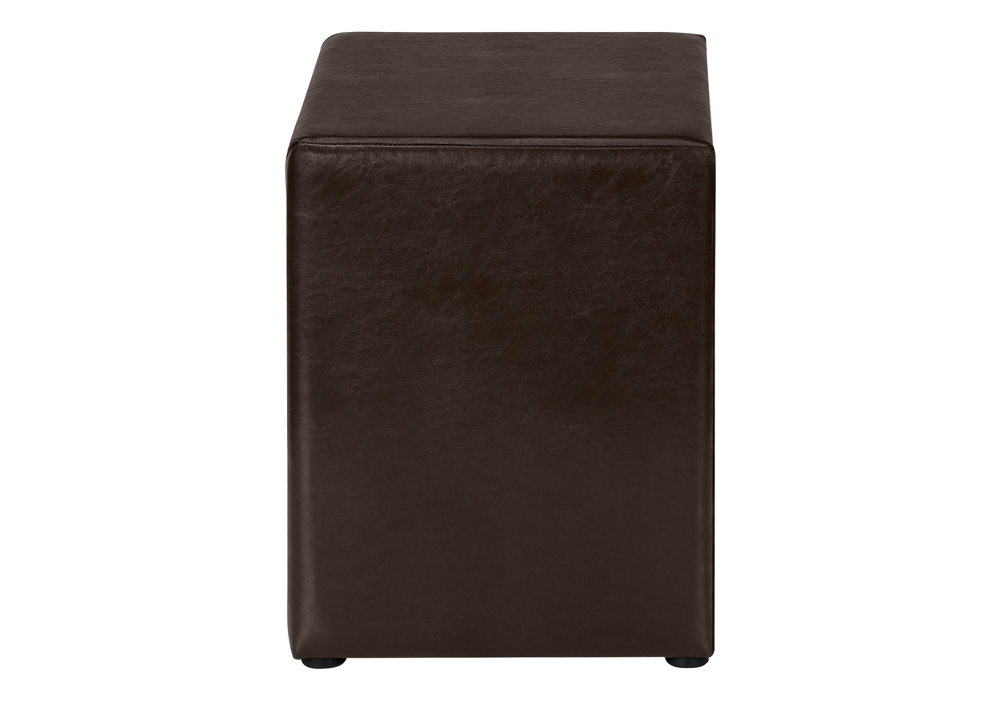 TABLE DE NUIT - 21"H / SIMILI CUIR MARRON