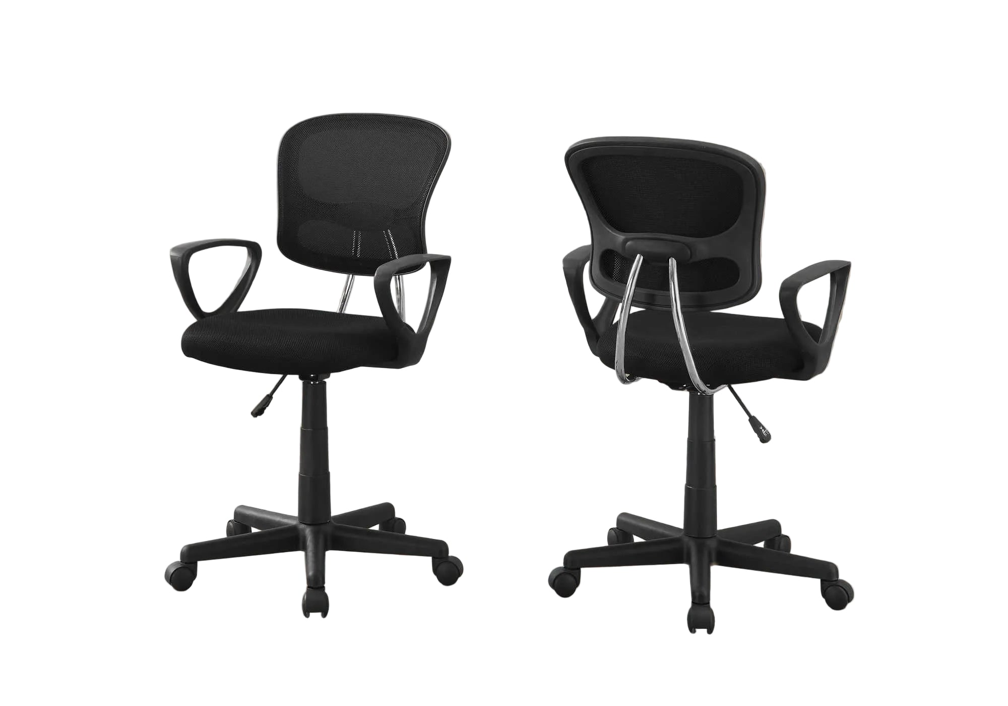 OFFICE CHAIR - BLACK MESH JUVENILE / MULTI-POSITION