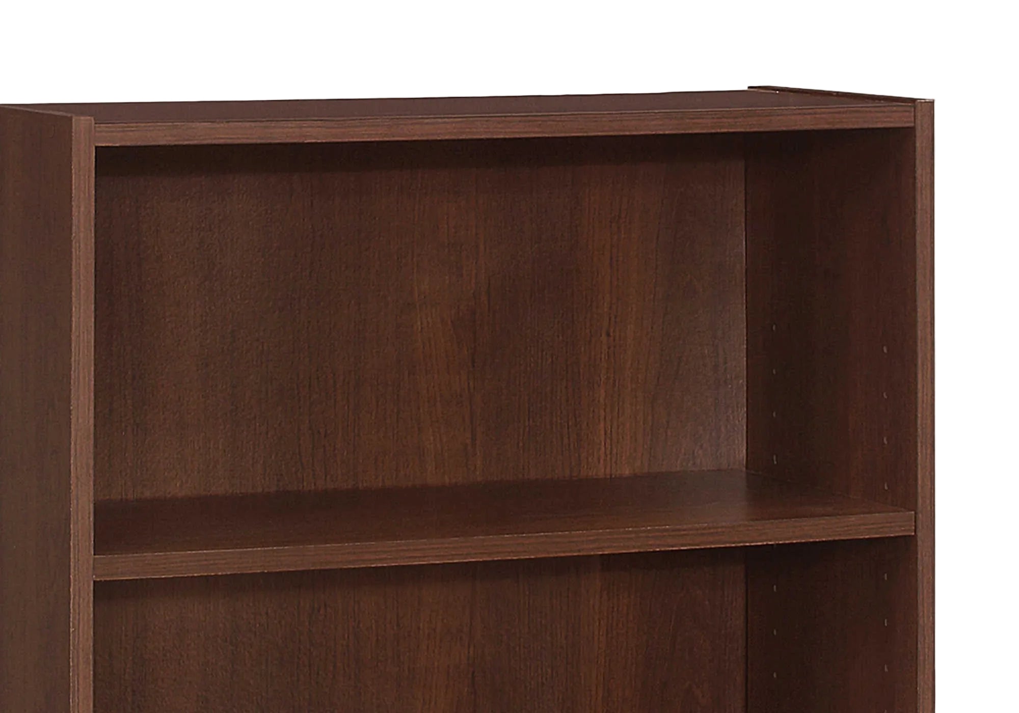 BOOKCASE - 36"H / CHERRY WITH 3 SHELVES