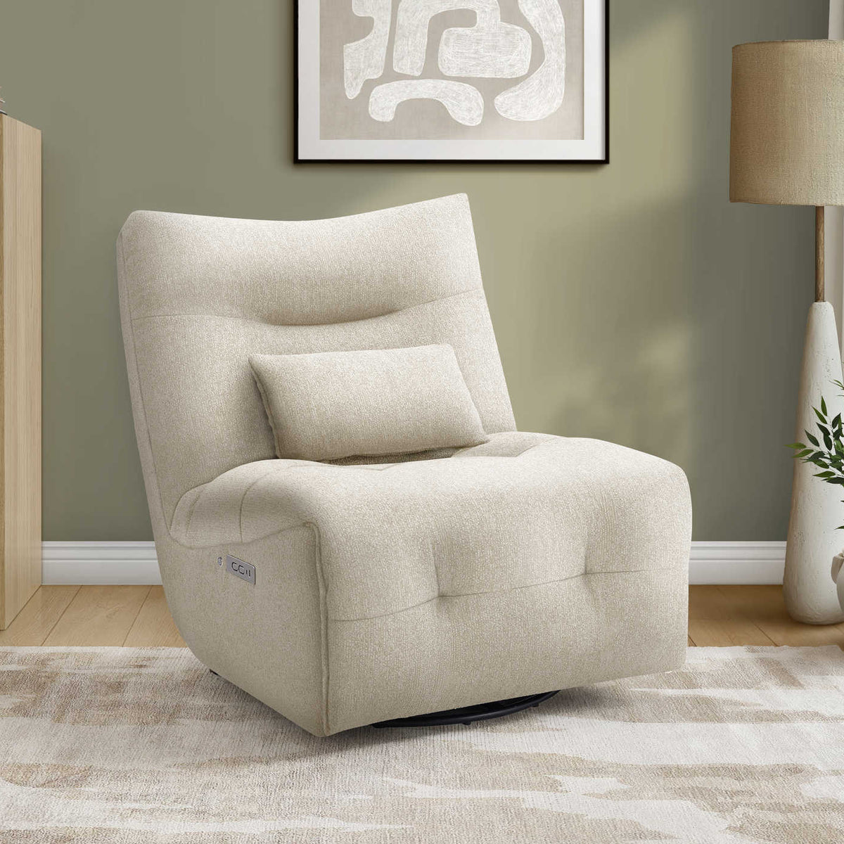 RECLINING CHAIR - POWER MASSAGE / SWIVEL GLIDER