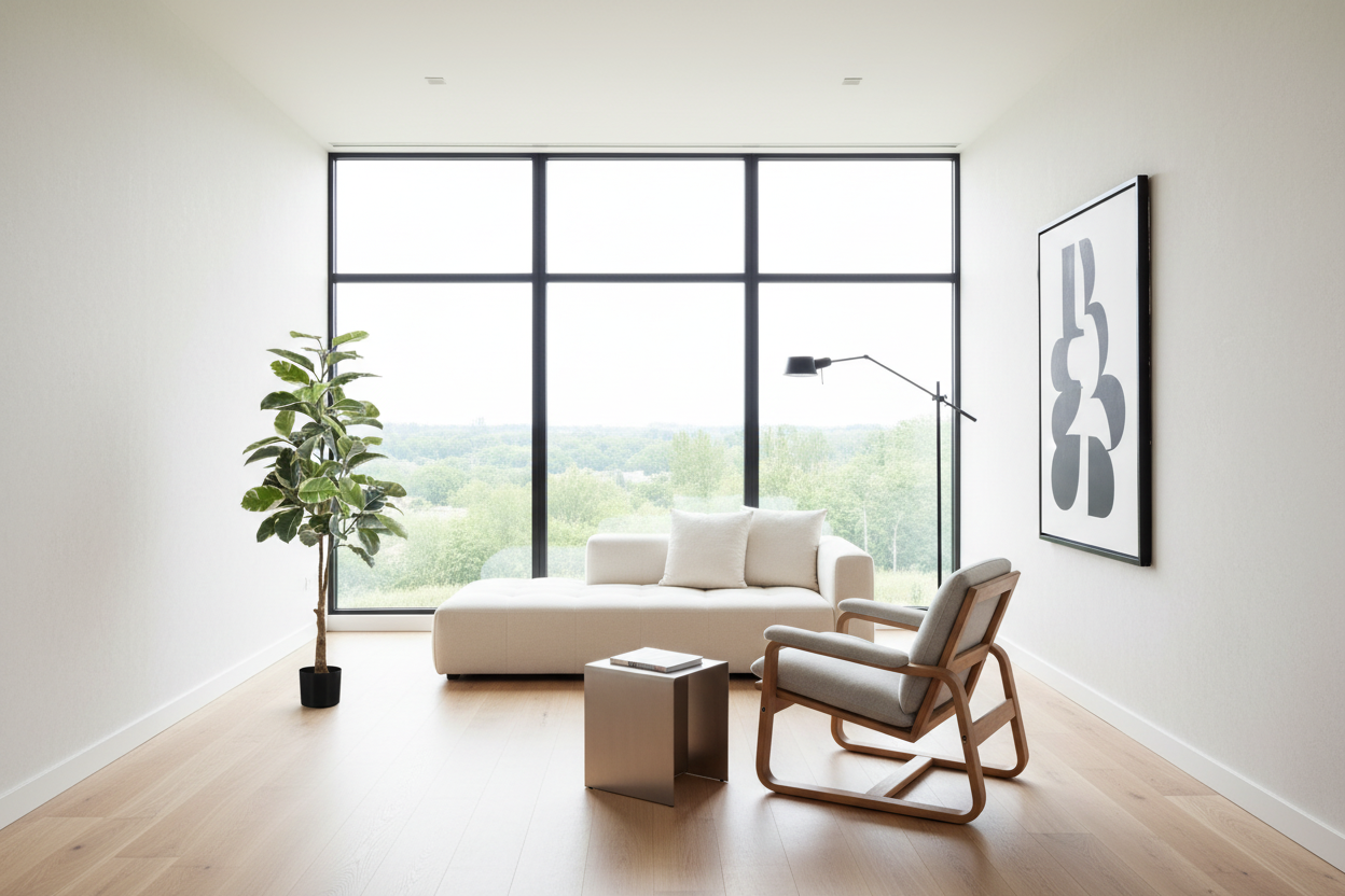 ARTIFICIAL PLANT - 52"H / INDOOR RUBBER TREE IN A 5" POT