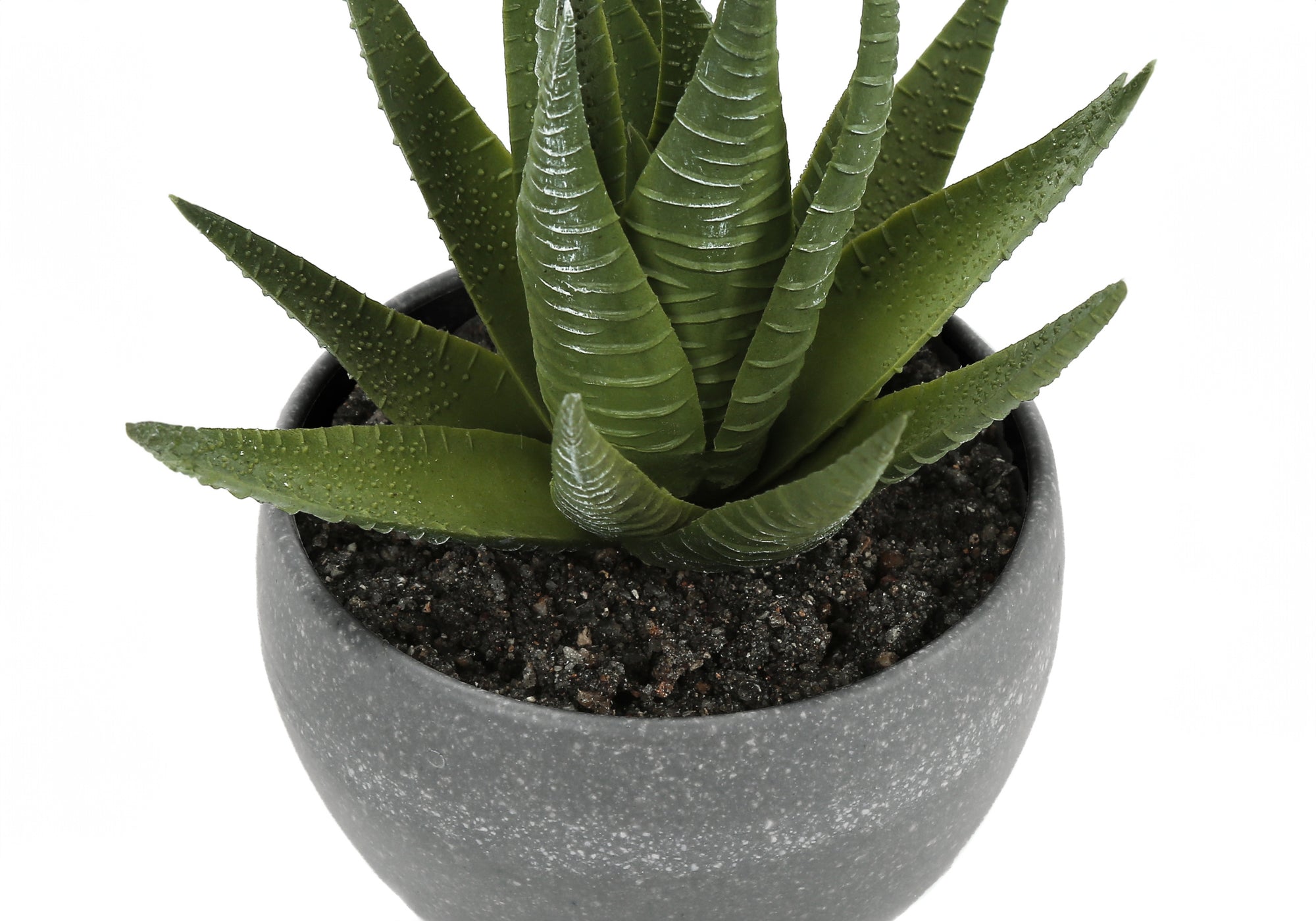 ARTIFICIAL PLANT - 3PCS / 6"H SUCCULENT IN A 3" GREY POT