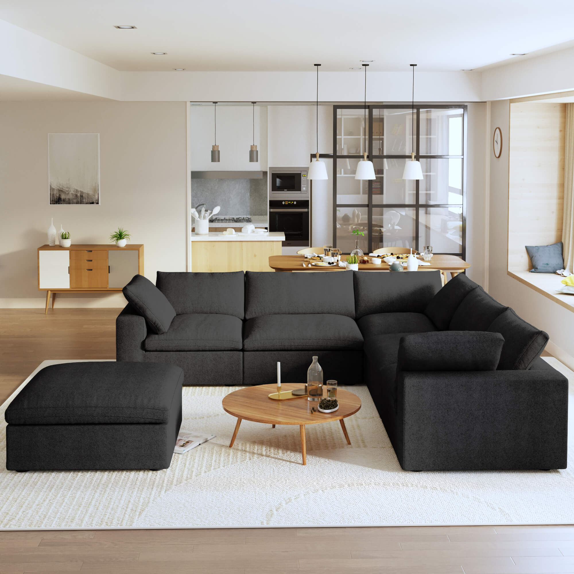 Zen Sky Cloud Sectional Sofa