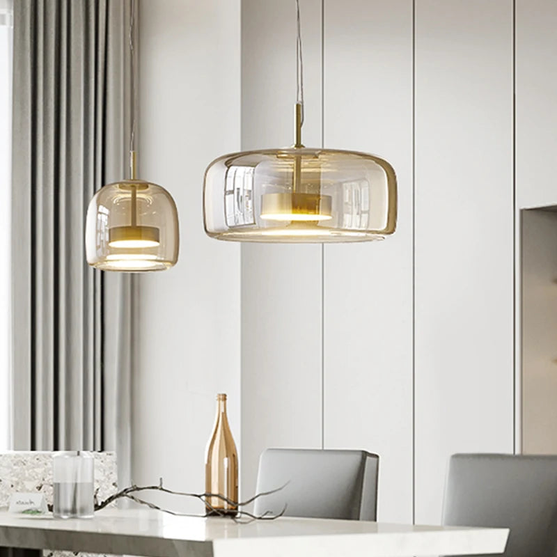 Nordic Glass LED Pendant Light