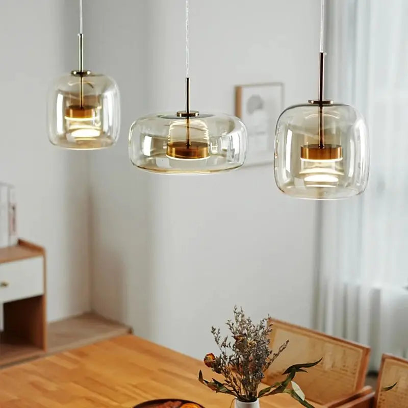 Nordic Glass LED Pendant Light