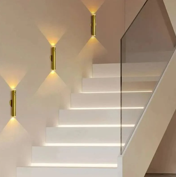 Applique murale LED rechargeable sans fil avec télécommande – Lampe de lecture moderne pour salon