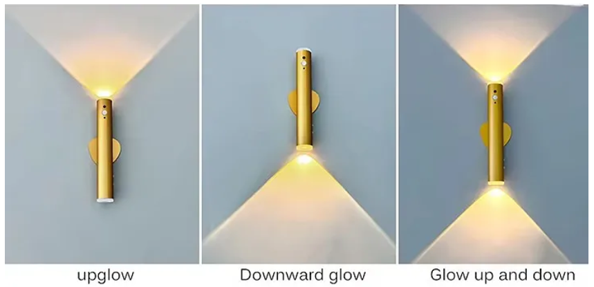 Applique murale LED rechargeable sans fil avec télécommande – Lampe de lecture moderne pour salon