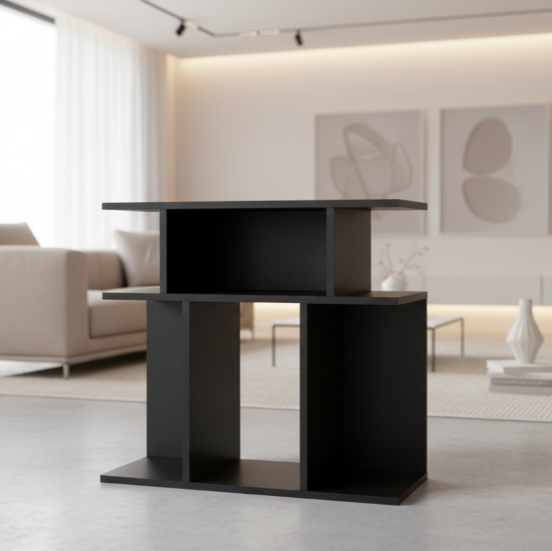 ACCENT TABLE - 24"H / BLACK