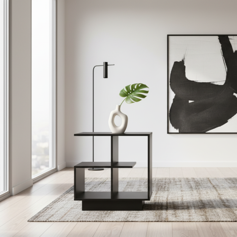 ACCENT TABLE - 24"H / ESPRESSO