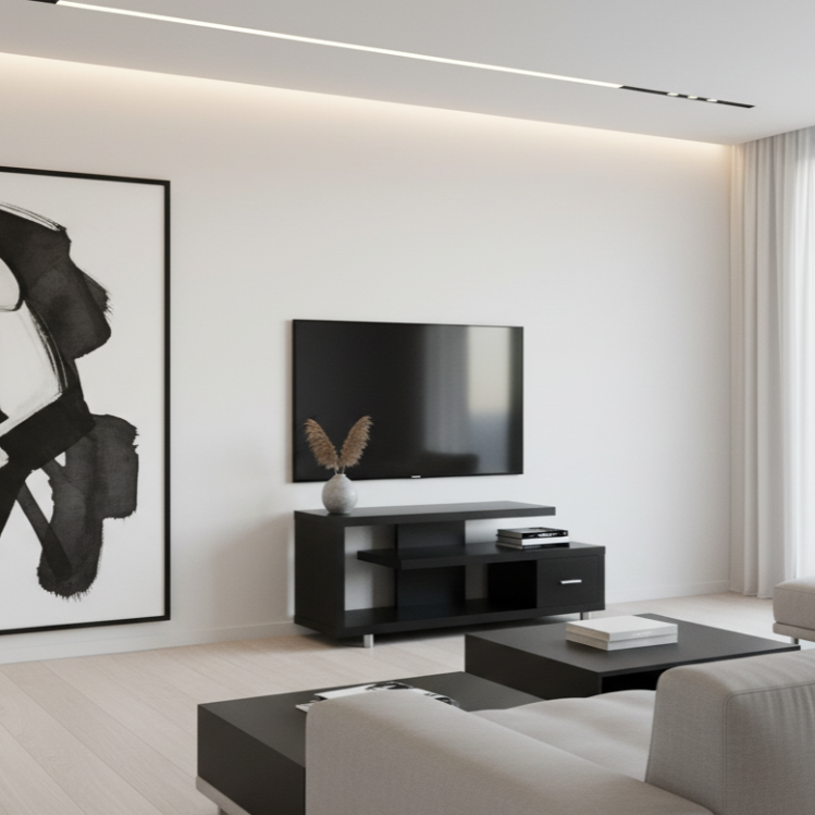 TV STAND - 60"L / ESPRESSO WITH 1 DRAWER