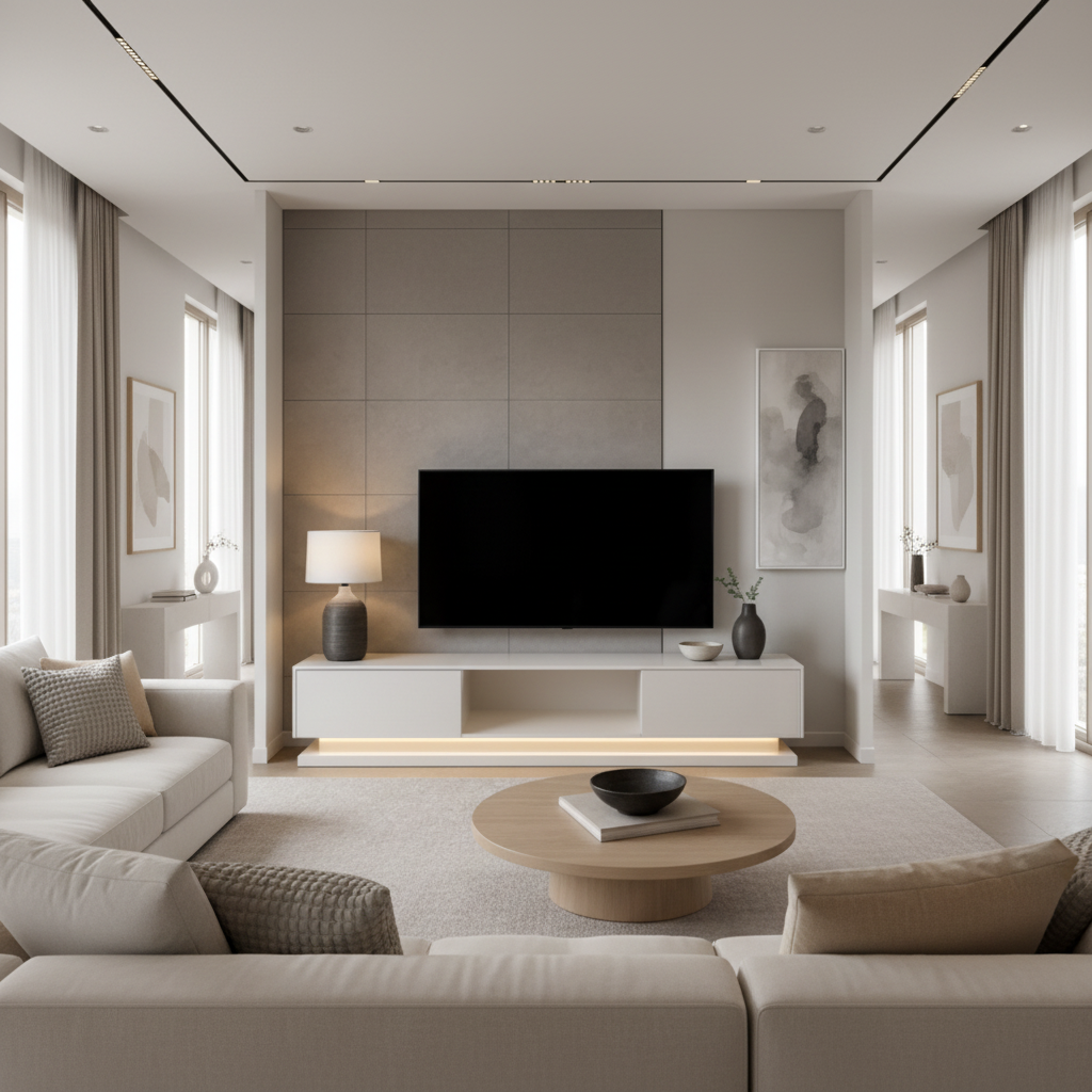 MEUBLE TV MODERNA BLANC