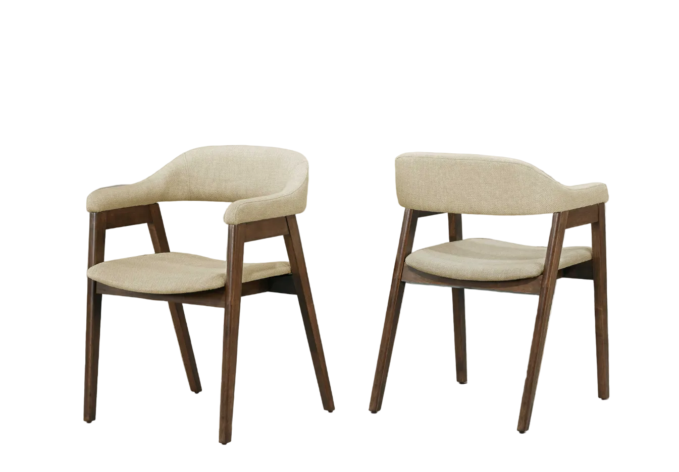 Arco Mid-Century Dining Chairs — Set of 2