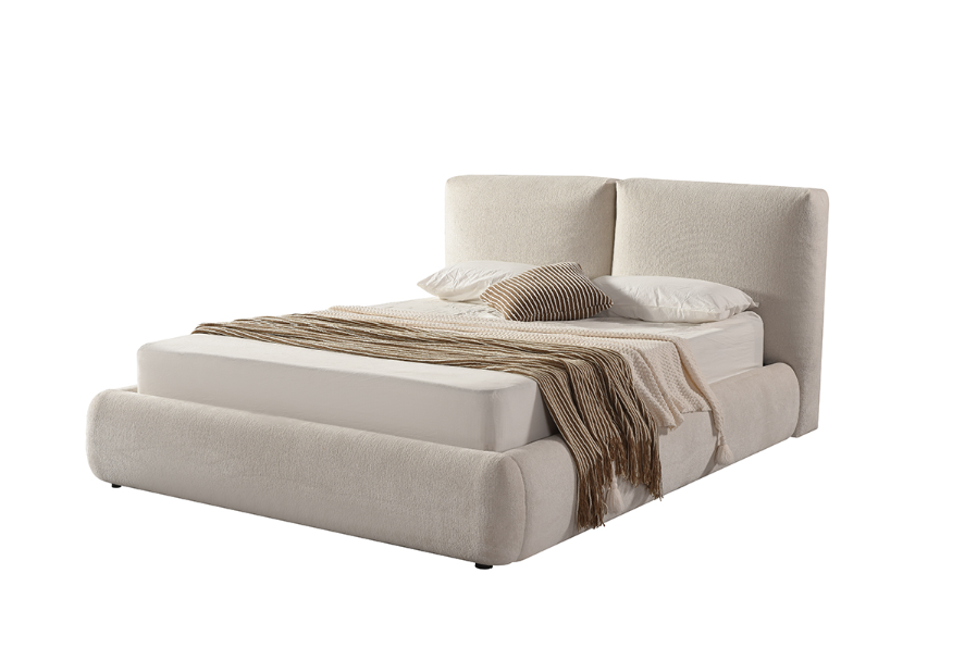 Calla Queen Bed Frame - Beige