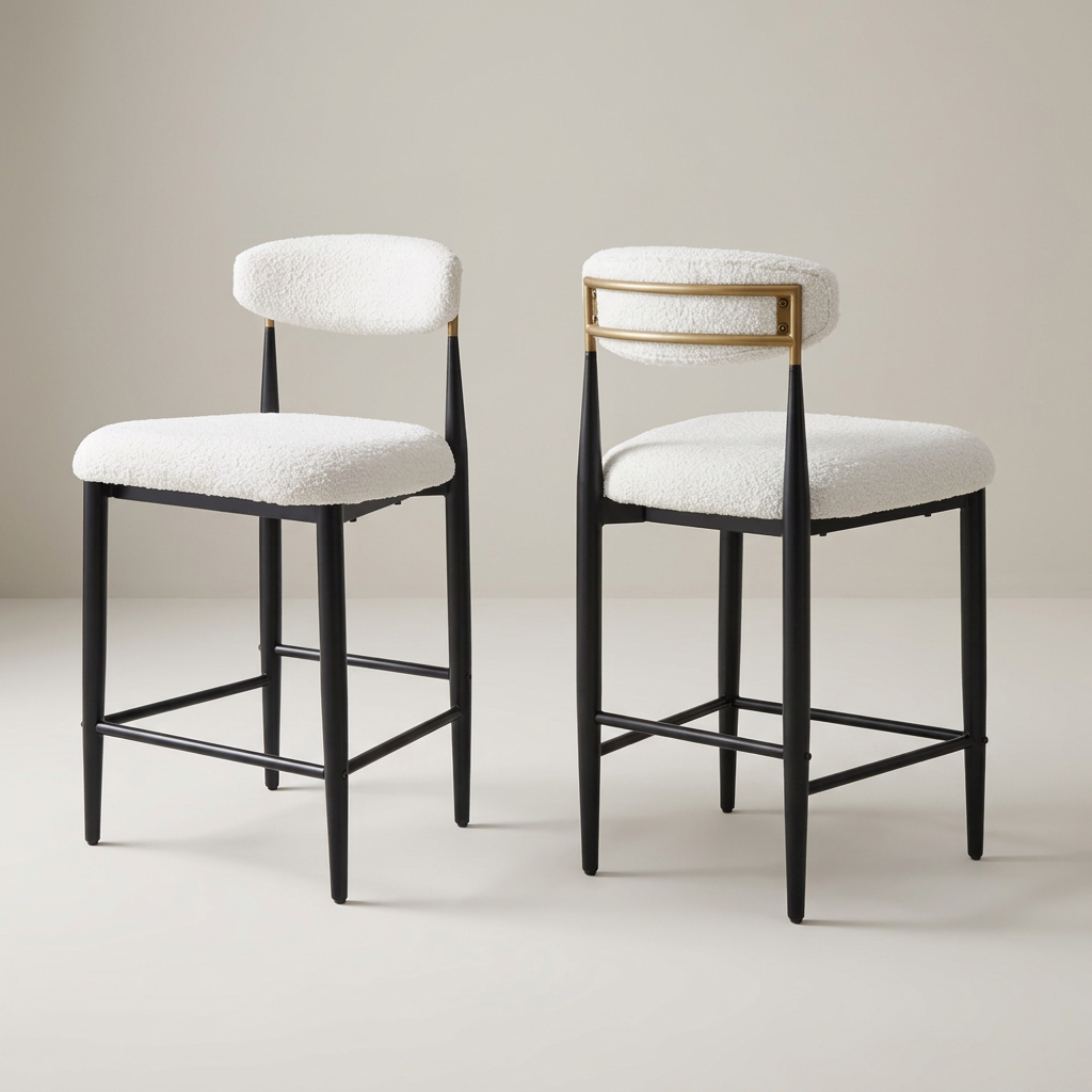 Tabouret de bar Kodi - Lot de 2 