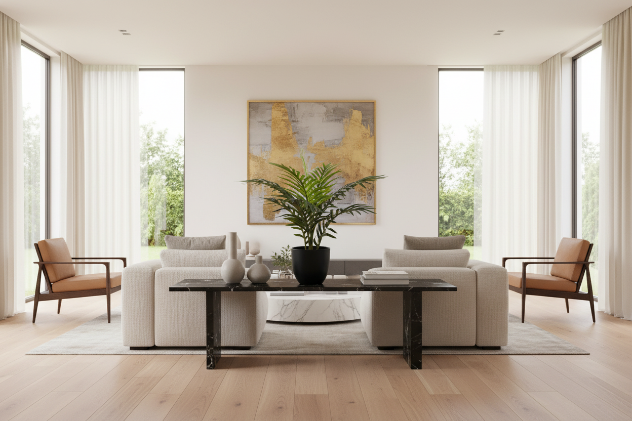 ARTIFICIAL PLANT - 20"H / INDOOR PALM IN A 5" POT