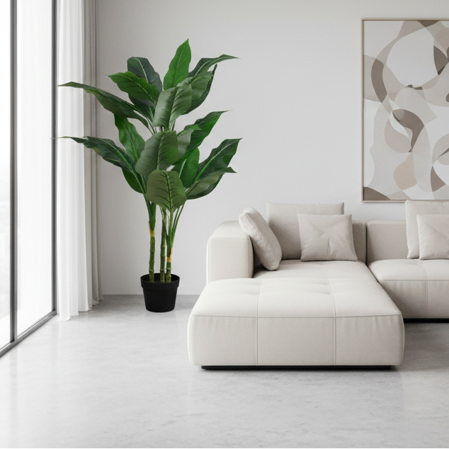 PLANTE ARTIFICIELLE - 42"H / PLANTES PERSISTANTES D'INTÉRIEUR DANS UN POT DE 5"