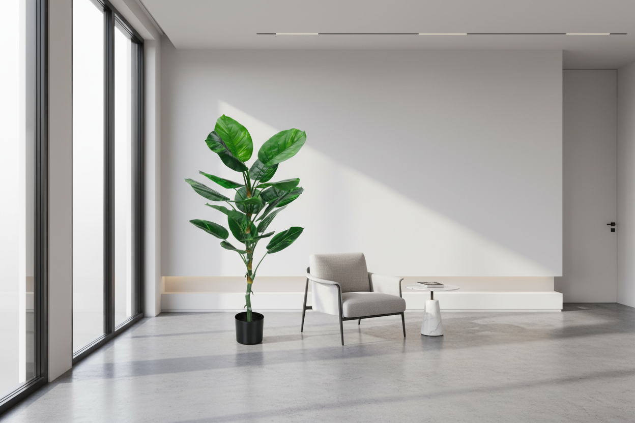 ARTIFICIAL PLANT - 54"H / INDOOR DIEFFENBACHIA / 6" POT