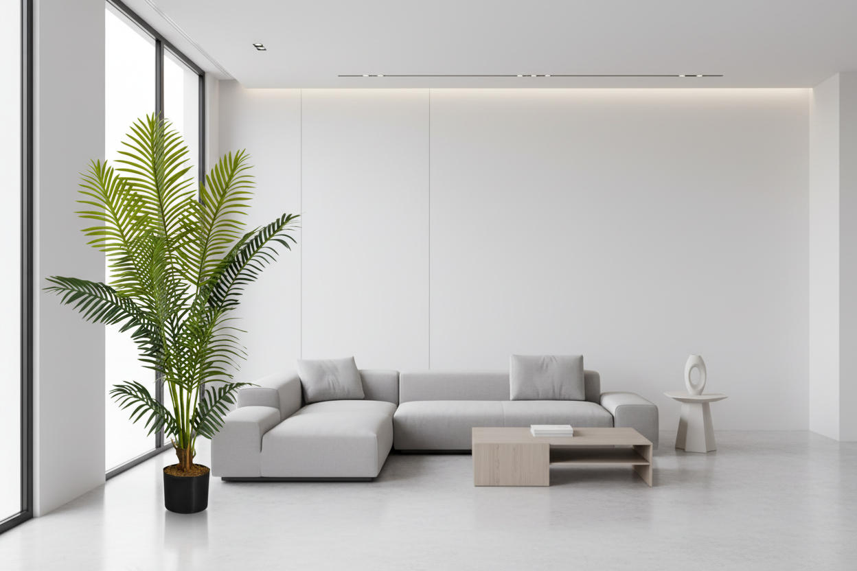 PLANTE ARTIFICIELLE - 47"H / PALMIER D'INTÉRIEUR DANS UN POT DE 5"