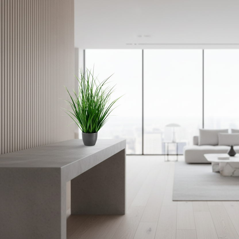 ARTIFICIAL PLANT - 23"H / INDOOR GRASS IN A 4" POT