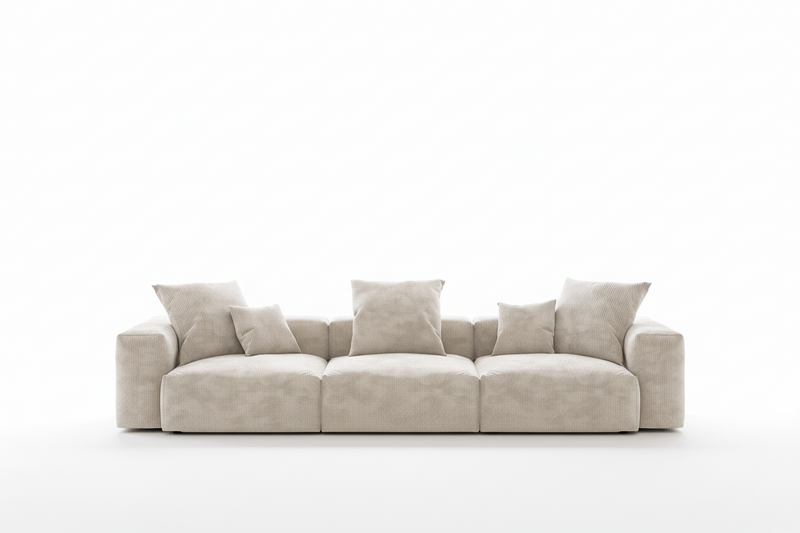 Inovo Modular Corduroy Sectional Sofa