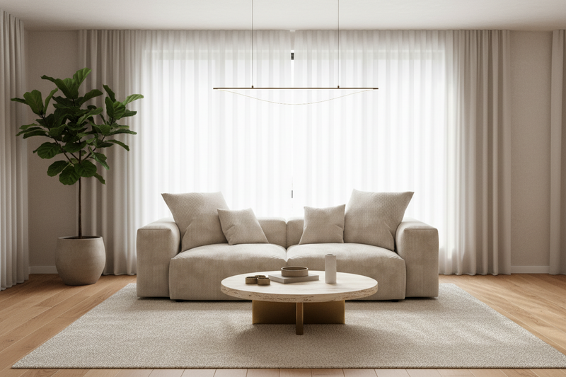 Inovo Modular Corduroy Sectional Sofa