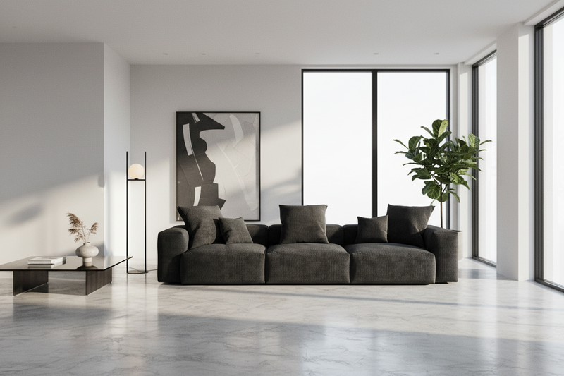 Inovo Modular Corduroy Sectional Sofa