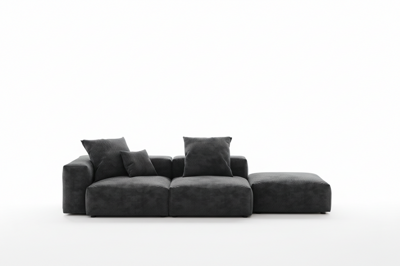 Inovo Modular Corduroy Sectional Sofa