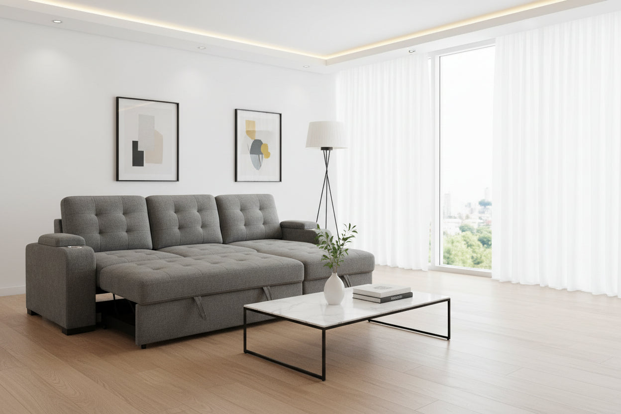 IF-9050 LHF Sofa Bed Sectional