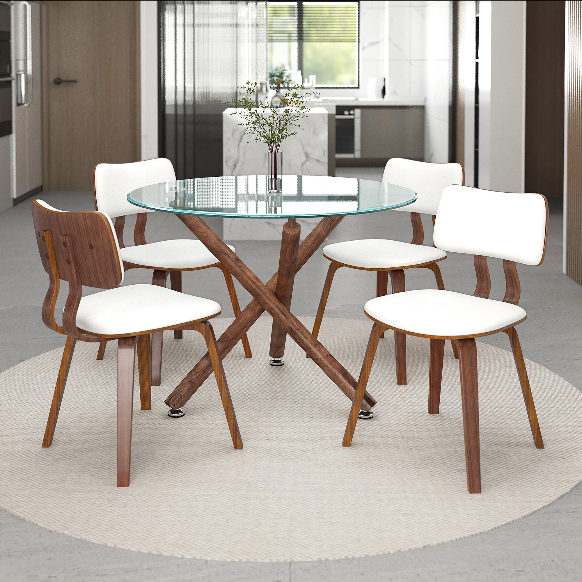 Rocca Zuni-Puwt-5Pc Dining Set