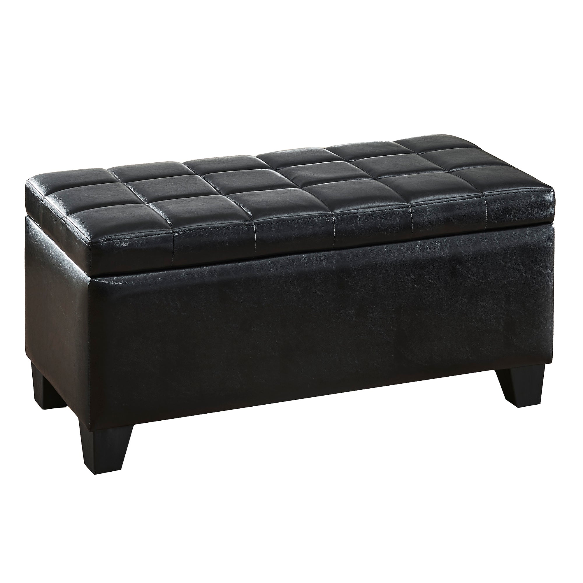 Winston-Storage Ottoman-Black