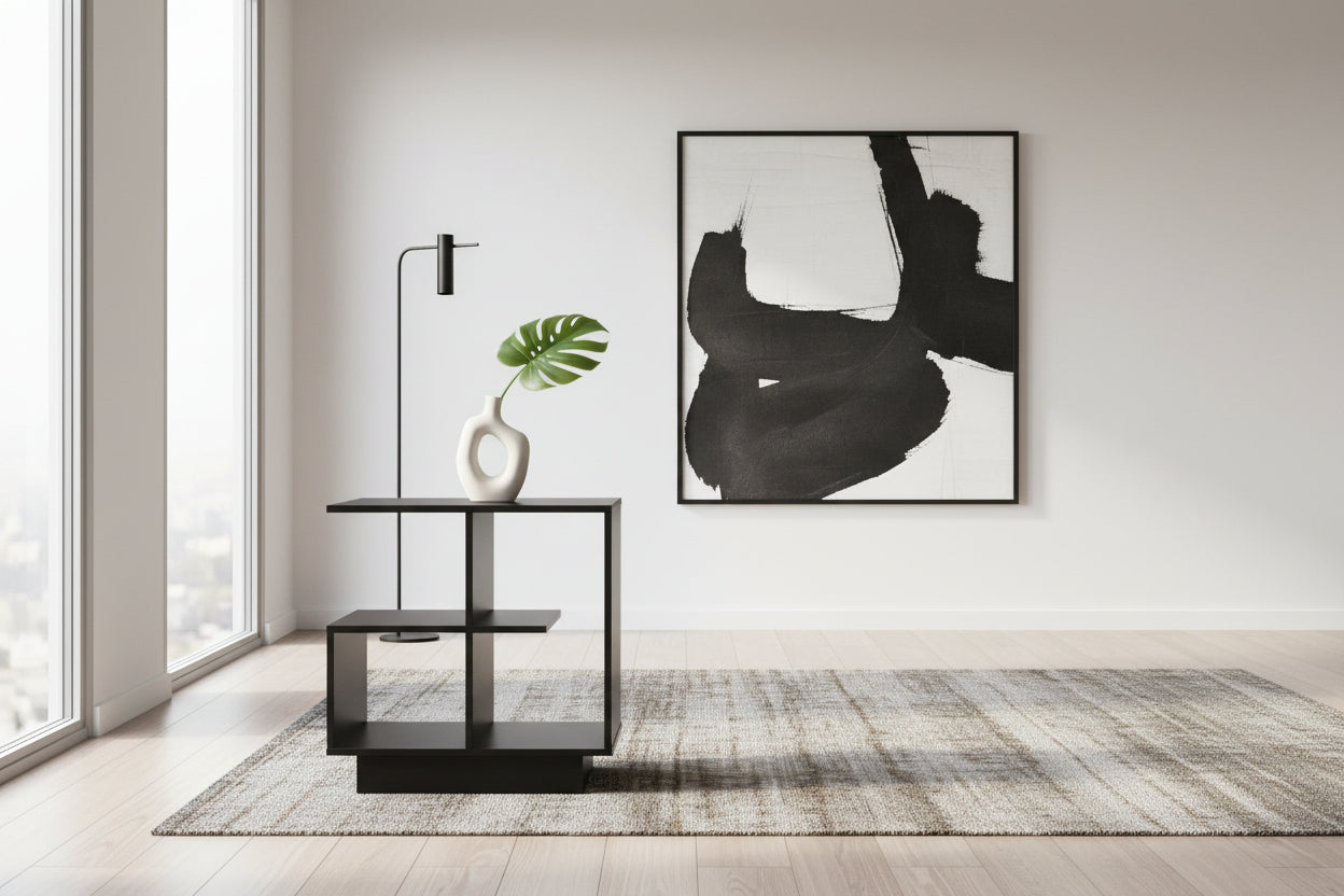 ACCENT TABLE - 24"H / ESPRESSO